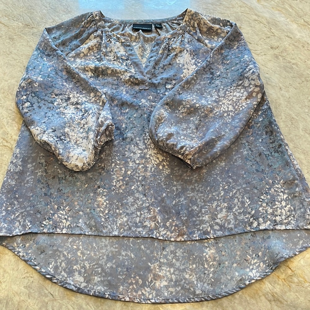 Cynthia Rowley S multicolor top high low